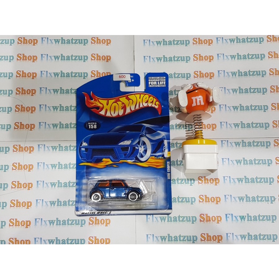 Hot Wheels Mini Cooper (COLLECTOR 158) - BLUE US CARD