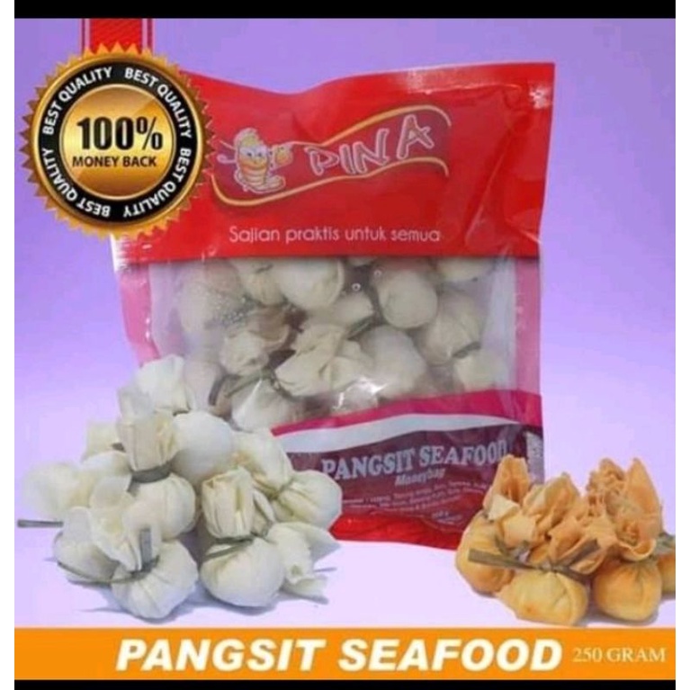 

Pangsit seafood PIPI kemasan 250 gram