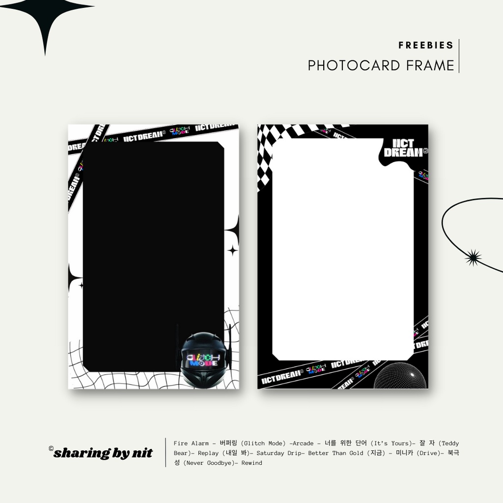 photo frame NCT GLIMO - GLITCH MODE