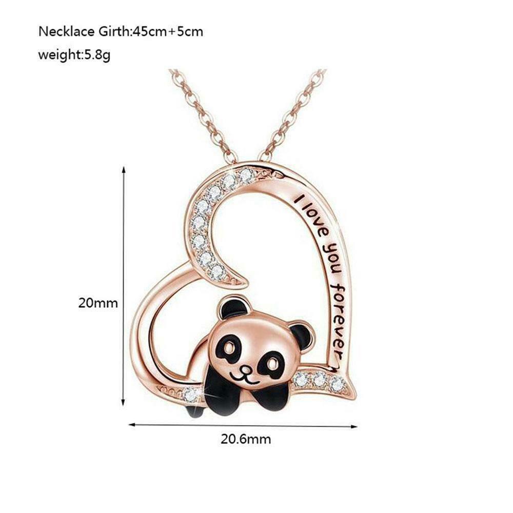 Preva Panda Kalung Putri Cinta Lucu Hadiah Perhiasan