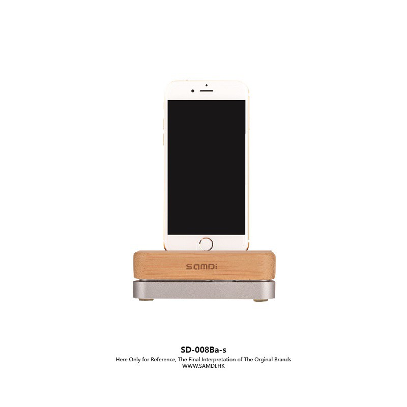 Samdi Bamboo Iphone Charging Stand