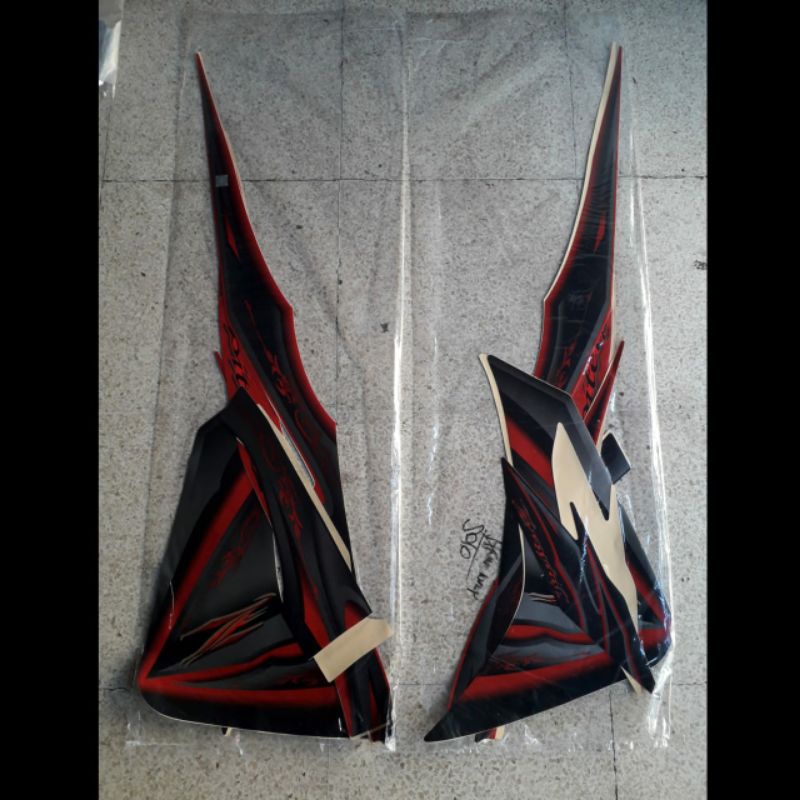 striping standar ori list bodi stiker motor yamaha jupiter z robot 2010 terbaik readi stok