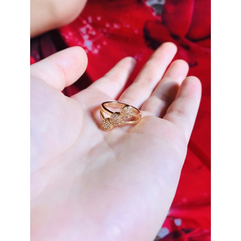 Cincin permata emas wanita emas xuping