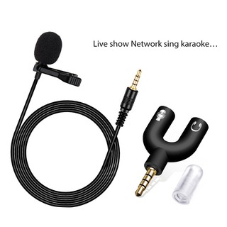 Clip On Microphone/3.5mm Mini Microphone clip+Audio