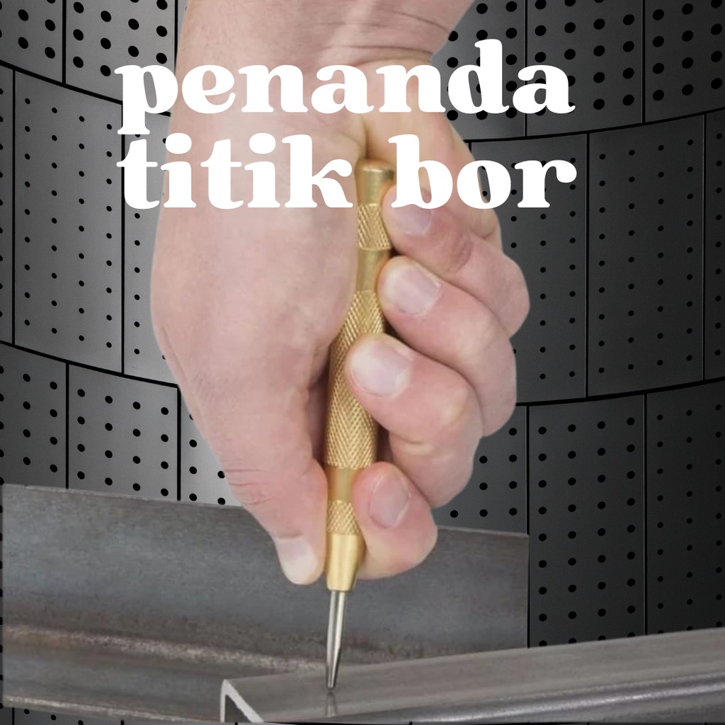 Automatic center punch penanda titik bor bor agar akurat material besi