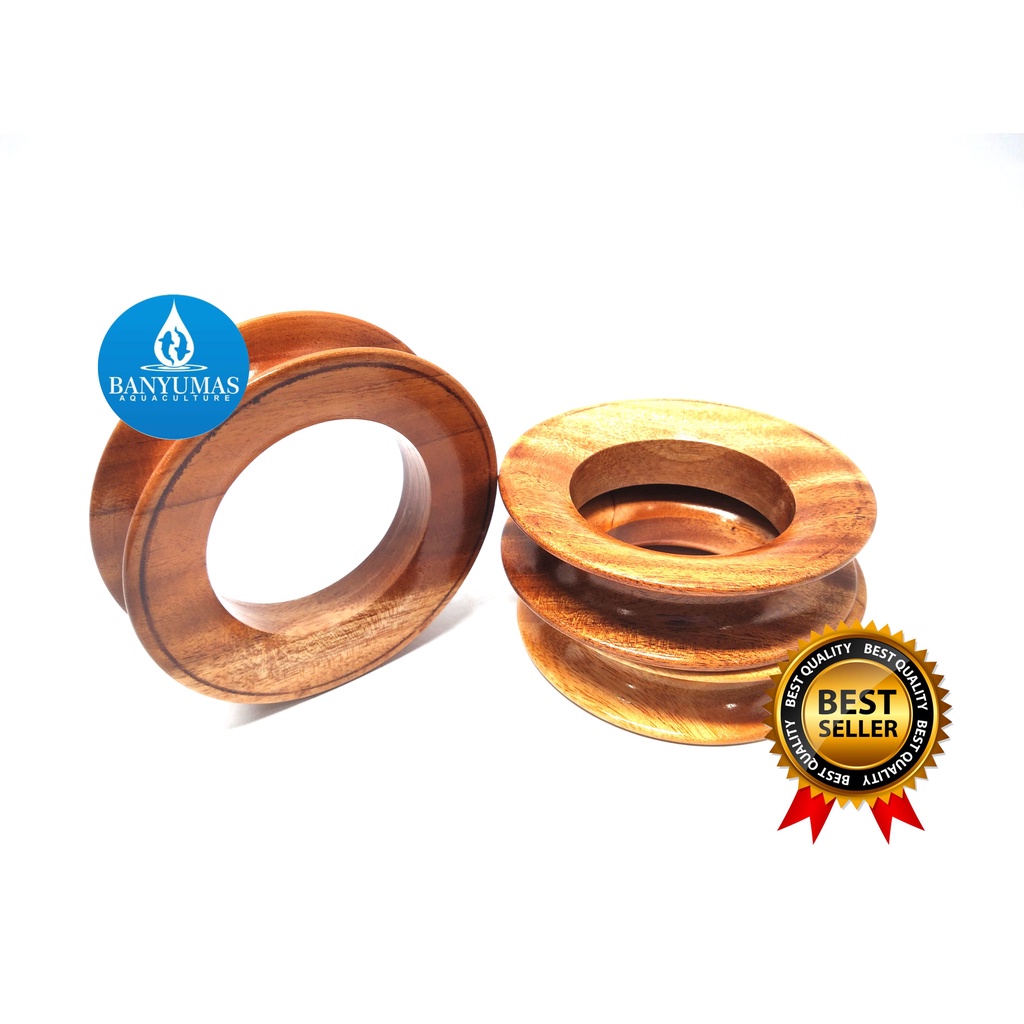 BC01503 Gulungan Senar Pancing Kayu Golak Pancing