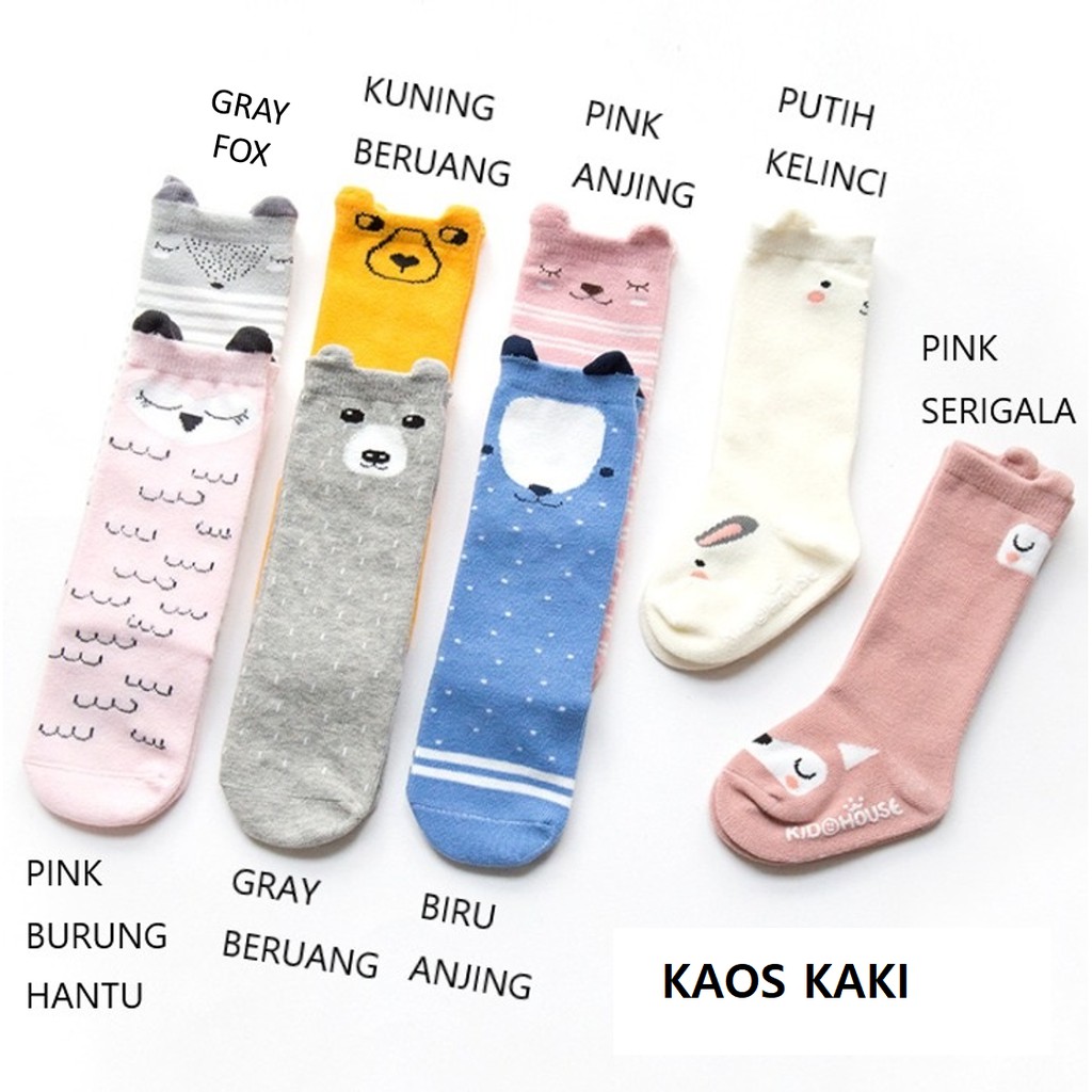 ELFYDO - KS01 Kaos Kaki  Karakter Kaos Kaki Bayi Panjang Aksesoris Anak  Jakarta