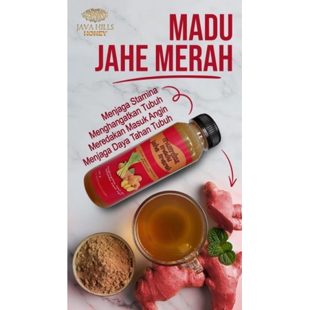 

madu asli herbal jahe merah premium
