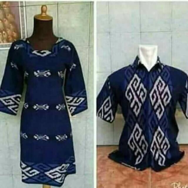 BAJU COUPLE TENUN TORAJA NAVY