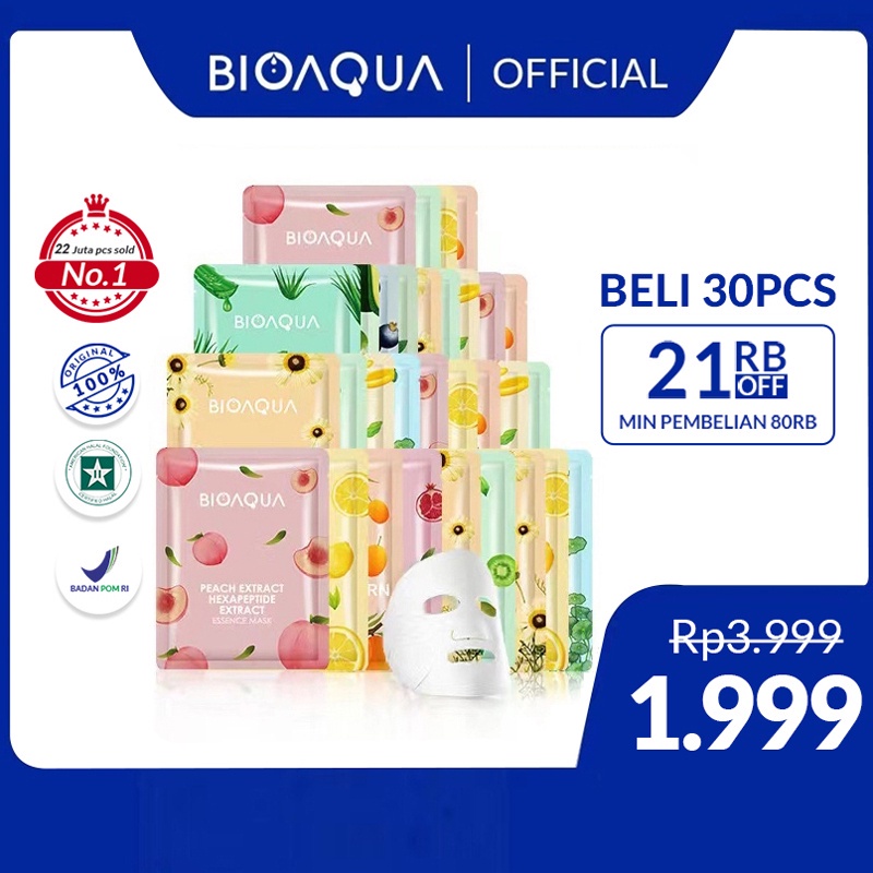 BIOAQUA Sheet Mask Hydrating Essence Face Mask Brightening Moisturizing Skin Care Anti aging Masker 