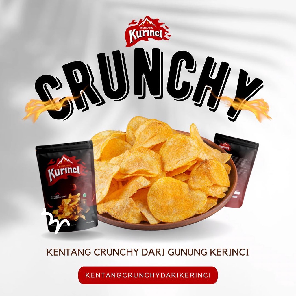 

Keripik Kentang Crunchy Dari Gunung Kerinci Kentang Kurinci