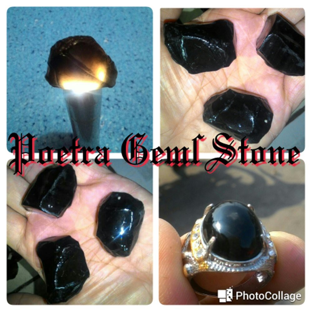 Black Safir Rough Grosir 1kg Harga Termurah