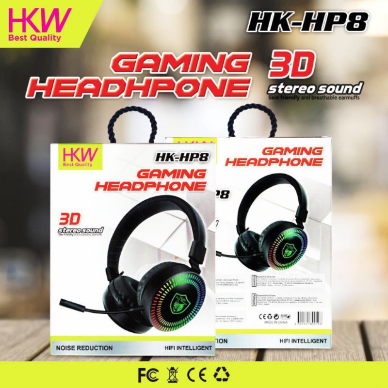 Headphone Gaming HKW Hk-HP8