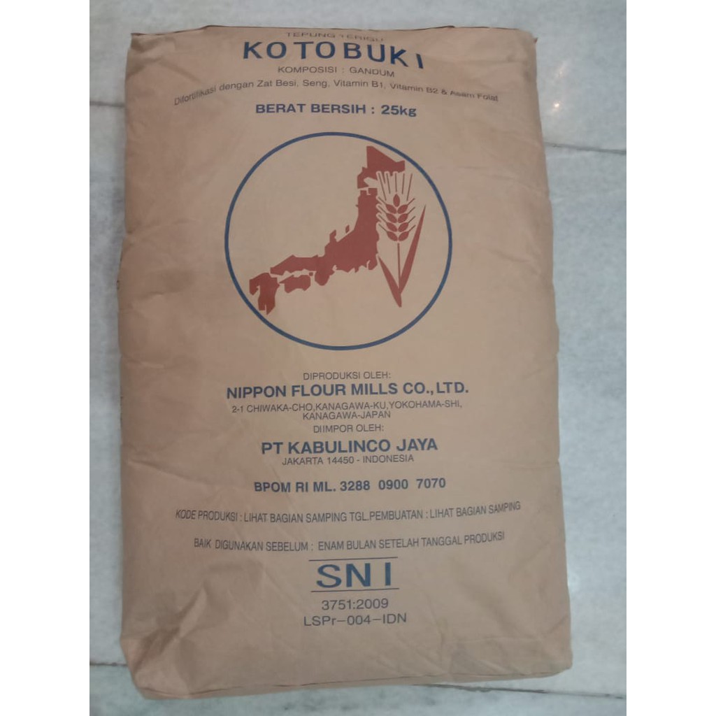 

Tepung Terigu Kotobuki 1 KG Protein Rendah
