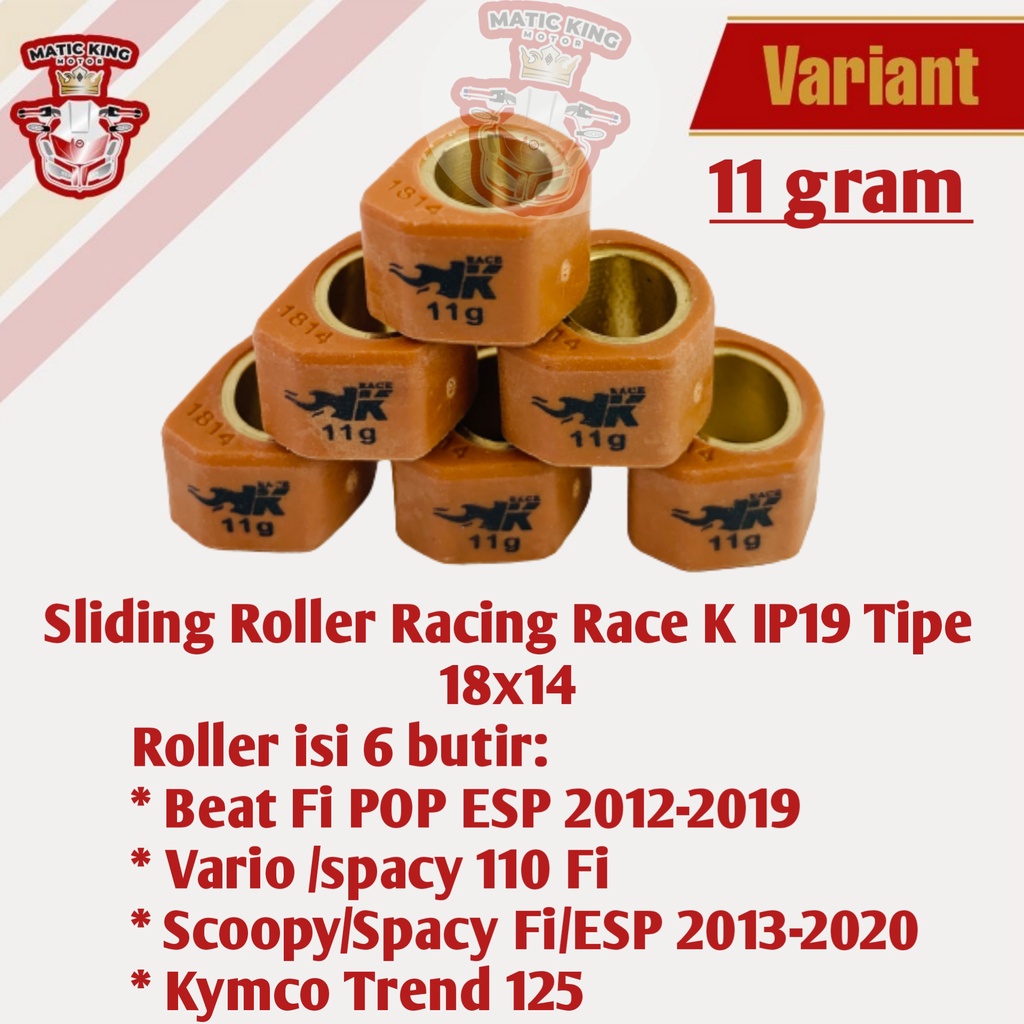 Sliding Roller Racing Beat Vario Scoopy Spacy Fi ESP POP 110 Race K  IP19 1814