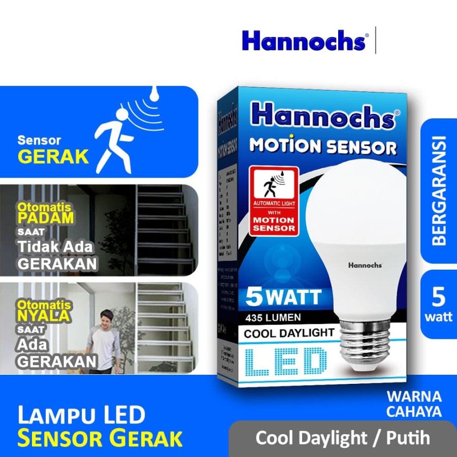 Hannochs Lampu LED Motion Sensor