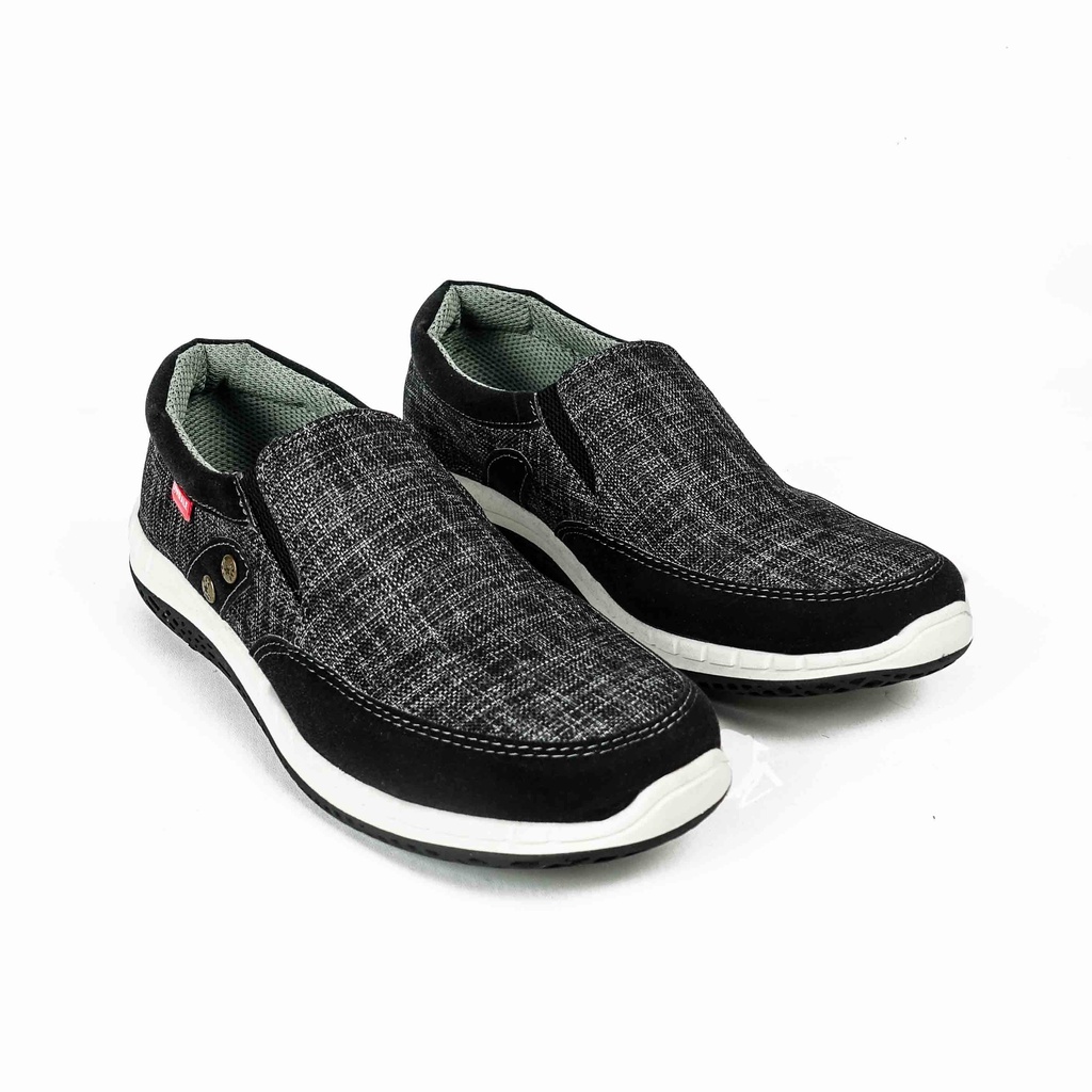 Sepatu Slip On Pria / Sepatu Casual Santai / Sepatu Selop Pria Casual ST HT