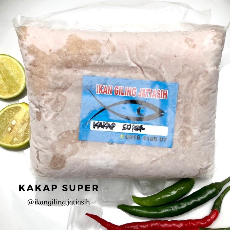 

IKAN KAKAP GILING [SUPER], HIGIENIS DAN HALAL