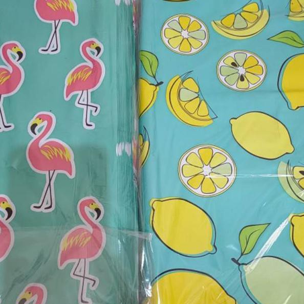 

- GROSIR PLASTIK PACKING PLASTIK POLYMAILER MOTIF FLAMINGO/lemon isi 50lbr ❃ ¿