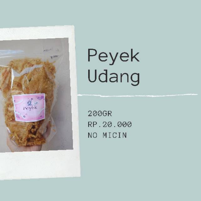 

Peyek Udang/Kcang Murah Meriah