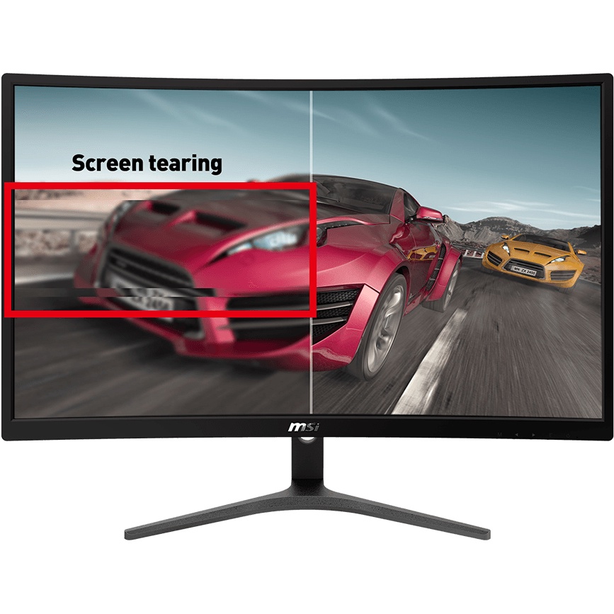 MSI Optix G241VC 24&quot; Curved Gaming Monitor - 1080p FHD 75Hz NAMPOLL GAN