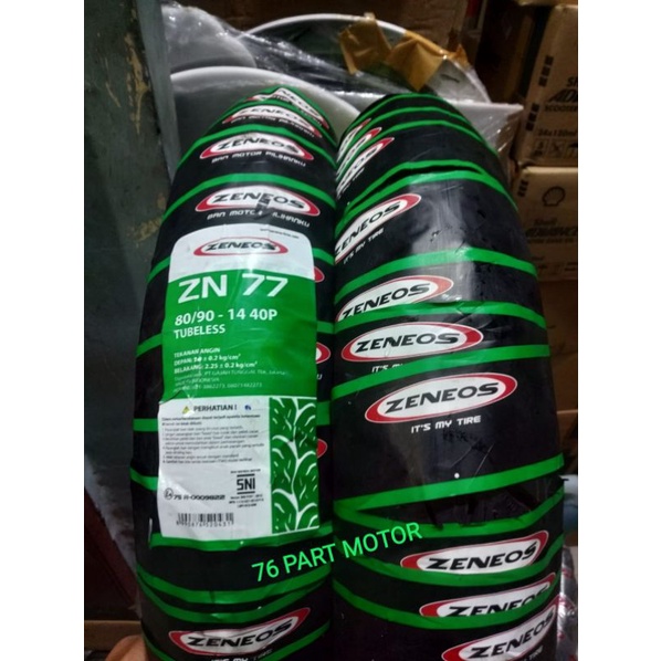 BAN TUBELES MATIC ZENEOS ZN. 77 UK 80/90.14 FREE PENTIL FOR ALL MATIC