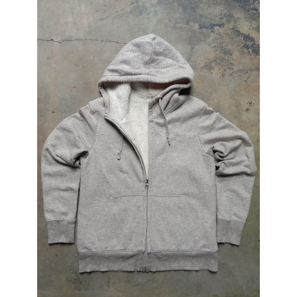 Zipper hodie sherpa Uniqlo original