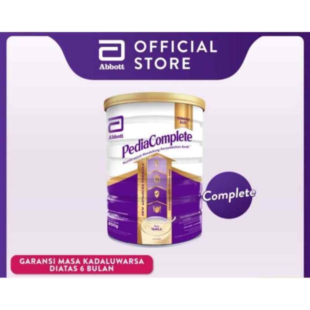 Abbott Pediacomplete Pediasure Complete Vanila Susu Formula 400 Gr Exp 12 2022 Shopee Indonesia