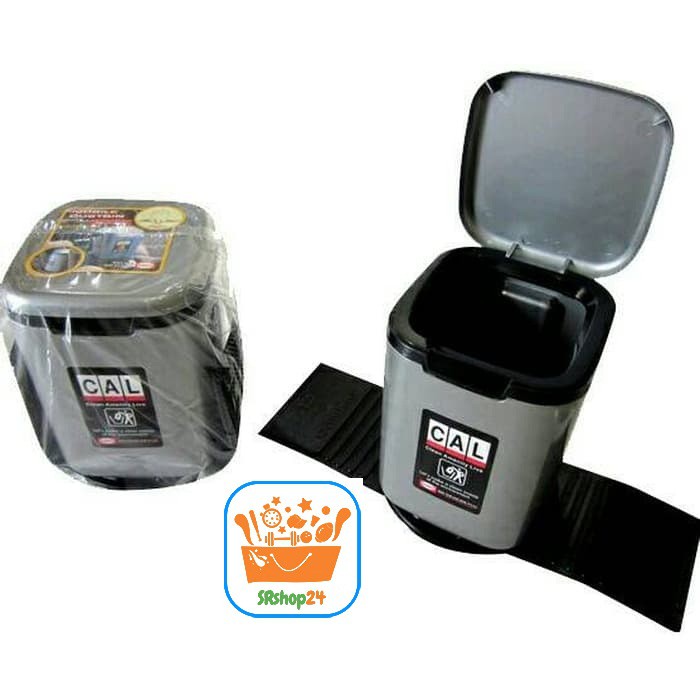 SRS (COD YES) Tempat Tong Sampah Kecil Mobil Universal / Car Dust Bin / Mini Trash Can - 1 Pc