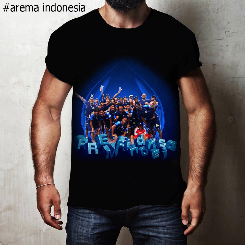 Kaos 3D Arema indonesia