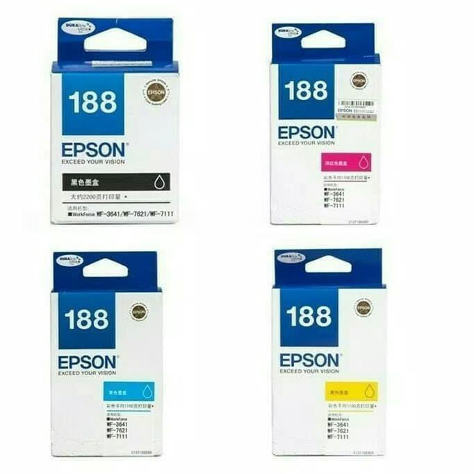 

TINTA EPSON 188 PAKETAN ORIGINAL