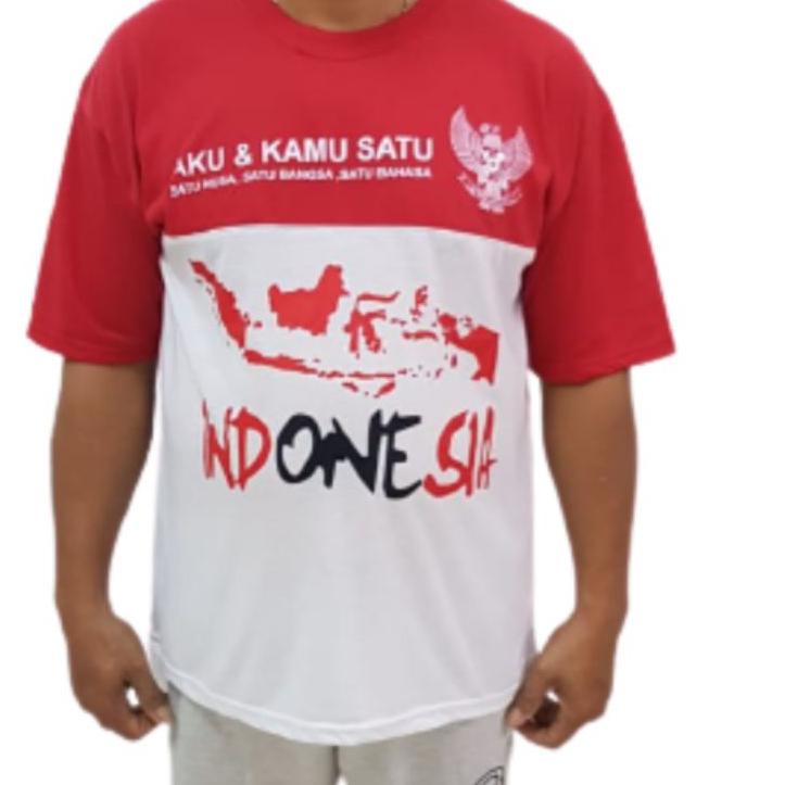 kaos merah putih agustusan / kaos 17 agustus /kaos indonesia / kaos ri/ kaos dewasa