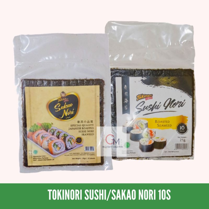 

TOKINORI SUSHI NORI/TOKONORI SAKAO NORI ISI 10S RUMPUT LAUT SUSHI TOKI NORI SEAWEED