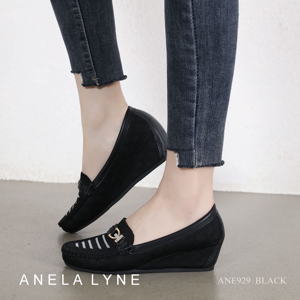 ANELA LYNE SALLIE SEPATU WEDGES ANE929 ORIGINAL