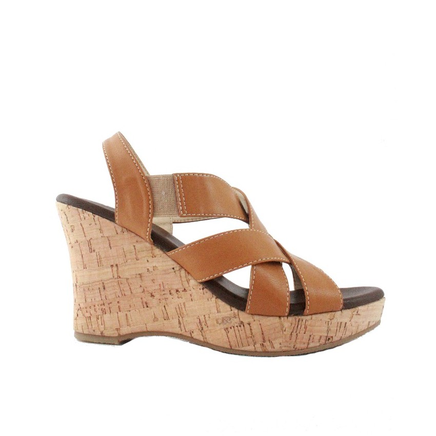 Stefania Baldo Mellys Wedges Camel