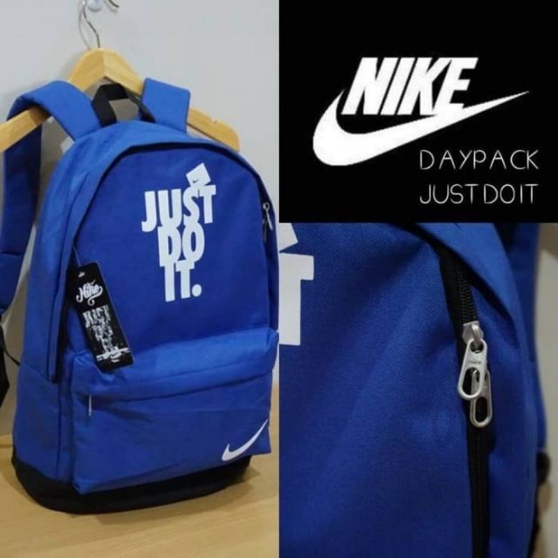 RANSEL Tas Sekolah Just Do It Black Kualitas Premium termurah-biru