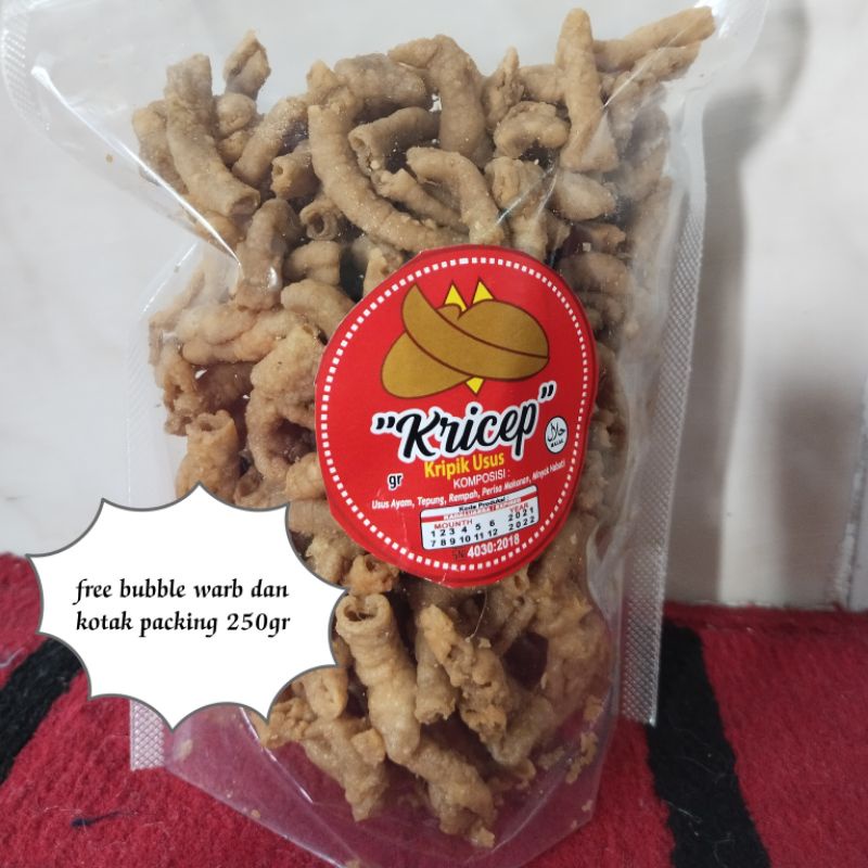 

Kripik usus ayam special original (Kricep) 250 gram