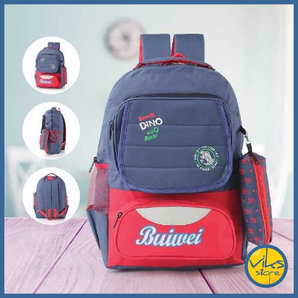 Tas Sekolah SD Anak Cowok Cewek Ukuran Sedang Tas Punggung Tas Ransel Backpack Premium