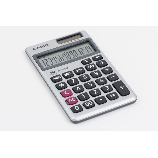 

Baru Order Sekarang Kalkulator Pocket Casio SL-340VA 14 digit Termurah