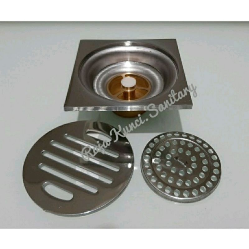 Smart Floor Drain Stainless 10x10cm/Saringan Got Anti Bau Dan Serangga/Floor Drain