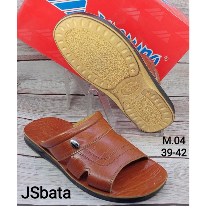 Sandal kulit pria michido M04