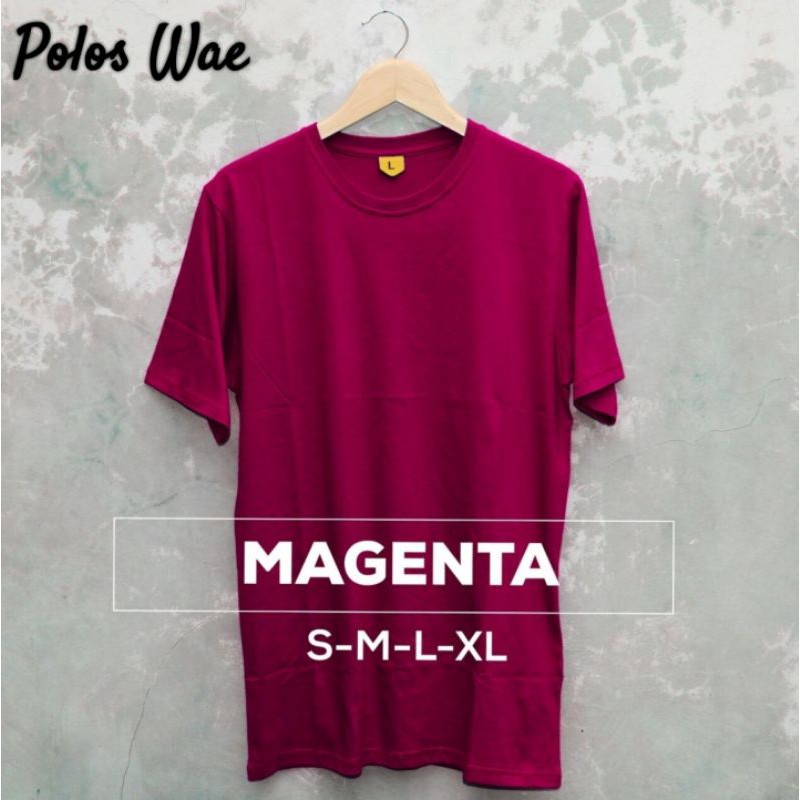Kaos Polos Magenta