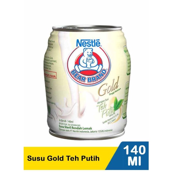 

Bear Brand Susu Encer Gold Teh Putih 140Ml