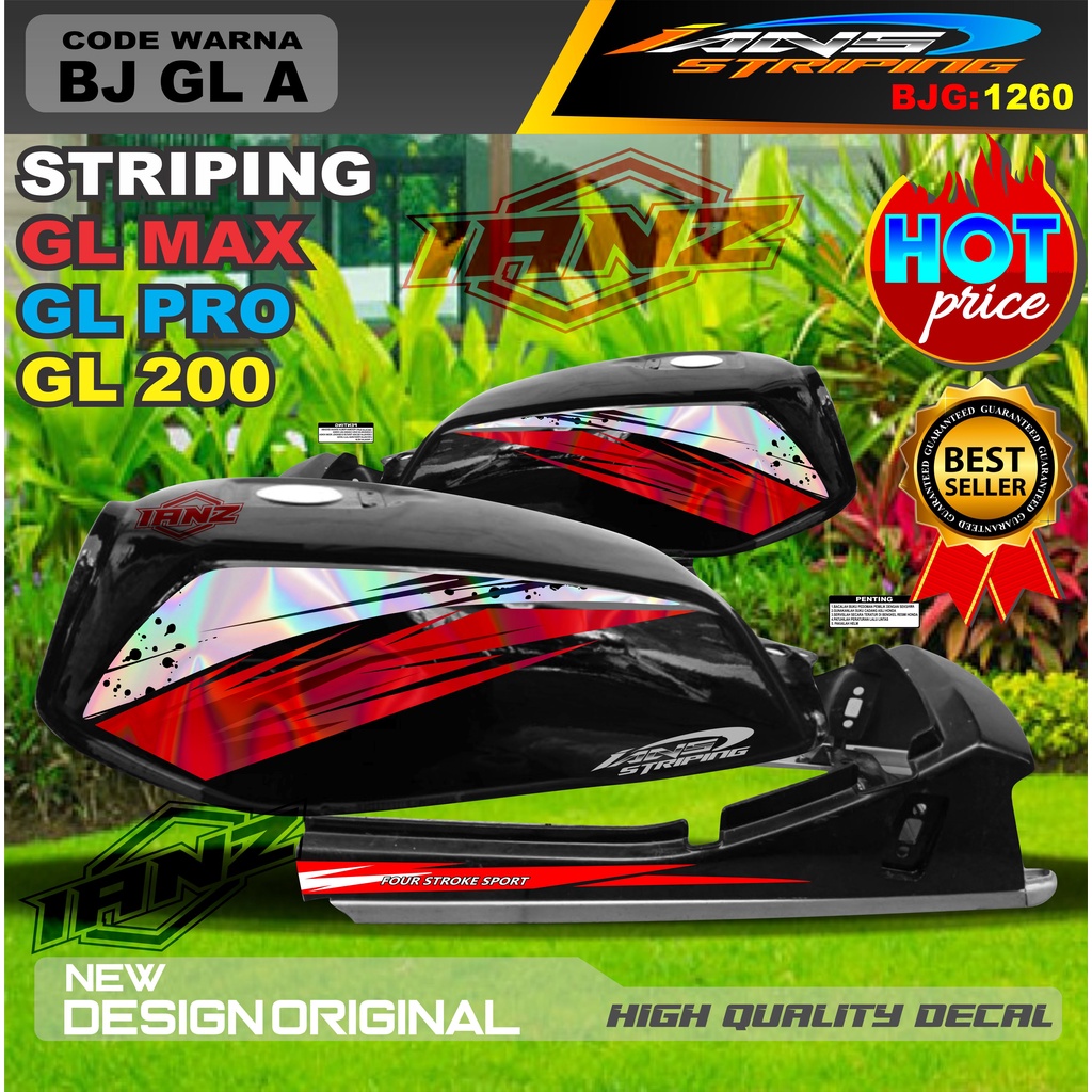 STIKER STRIPING GL 2000 HOLOGRAM / STRIPING GL VARIASI HOLOGRAM / STRIPING GL HOLOGRAM