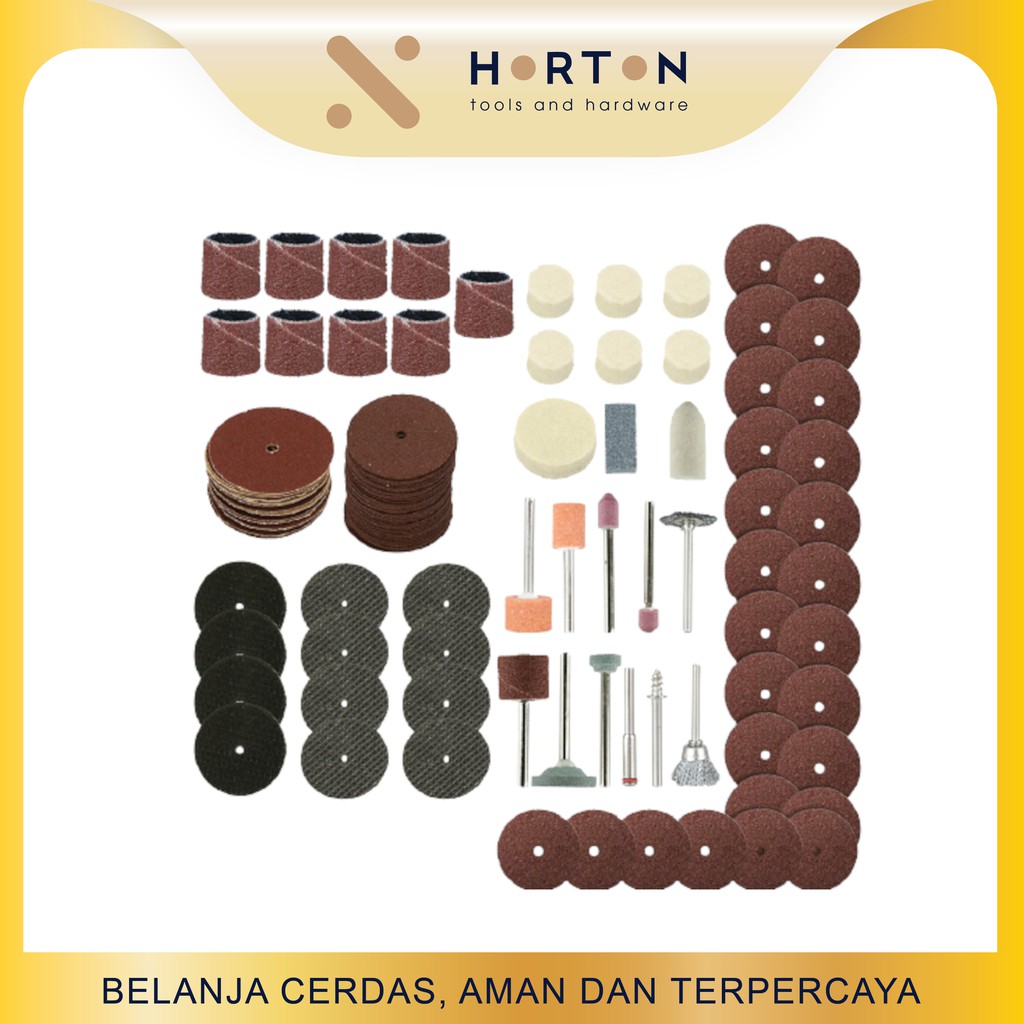 IKURA Aksesoris Rotary Tools 105pcs 3mm / Mata Bor Mini Tuner Gerinda