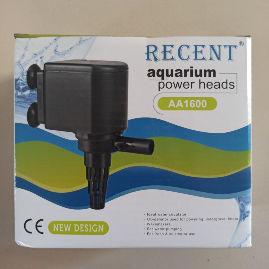 Recent AA1600 Pompa Akuarium 1400L/H