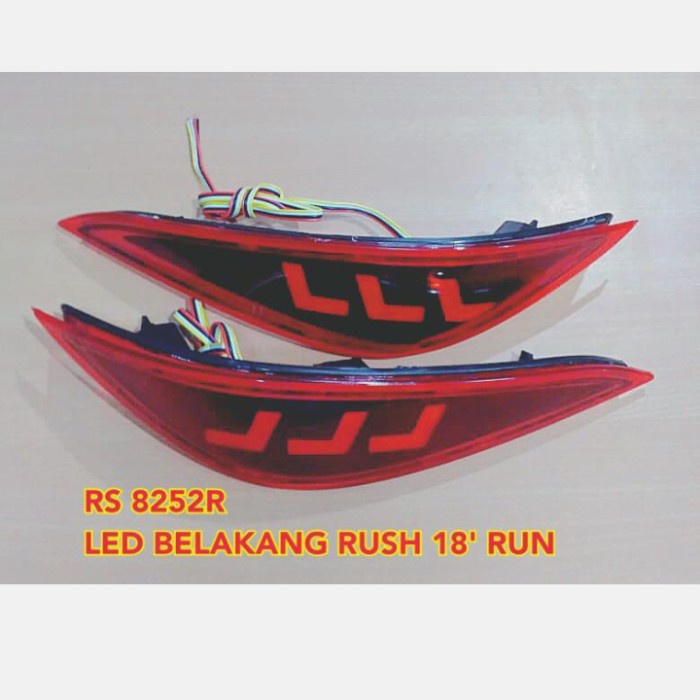 Lampu LED Reflector Bemper Running Toyota Rush tahun 2018