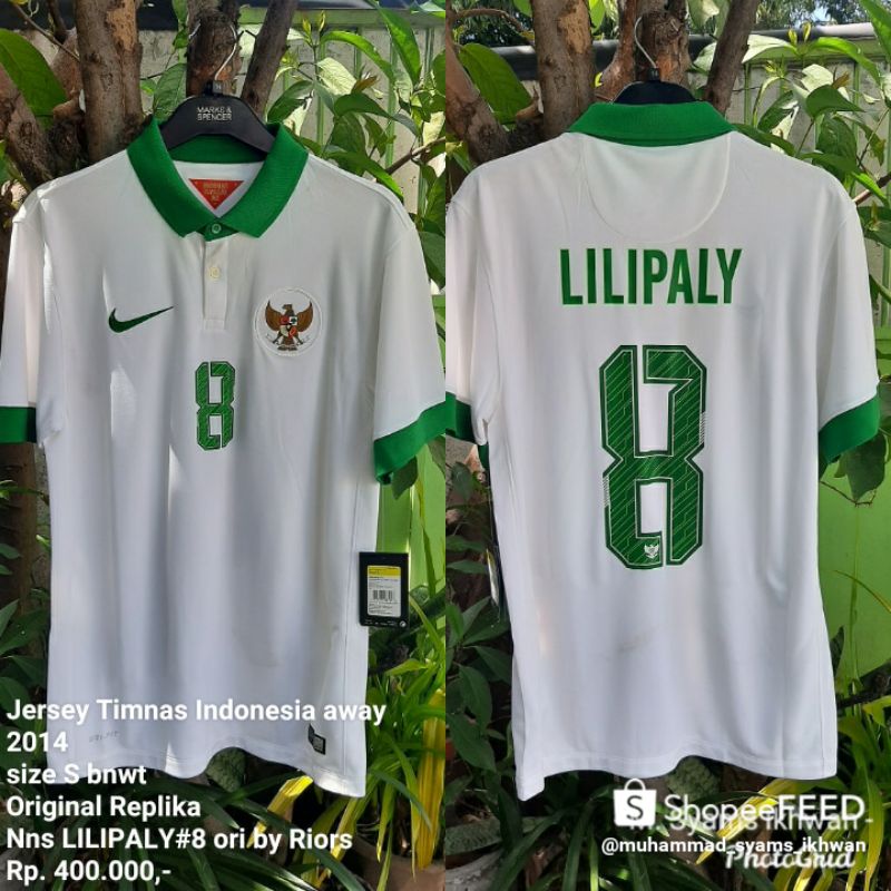 Jersey Timnas Indonesia away 2014