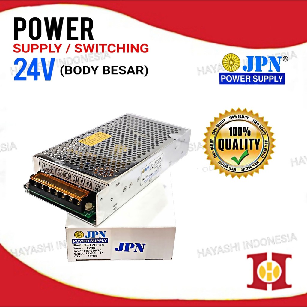 Adaptor Power Supply Switching 24V DC 2.5A 5A 10A CCTV LED Relay PLC