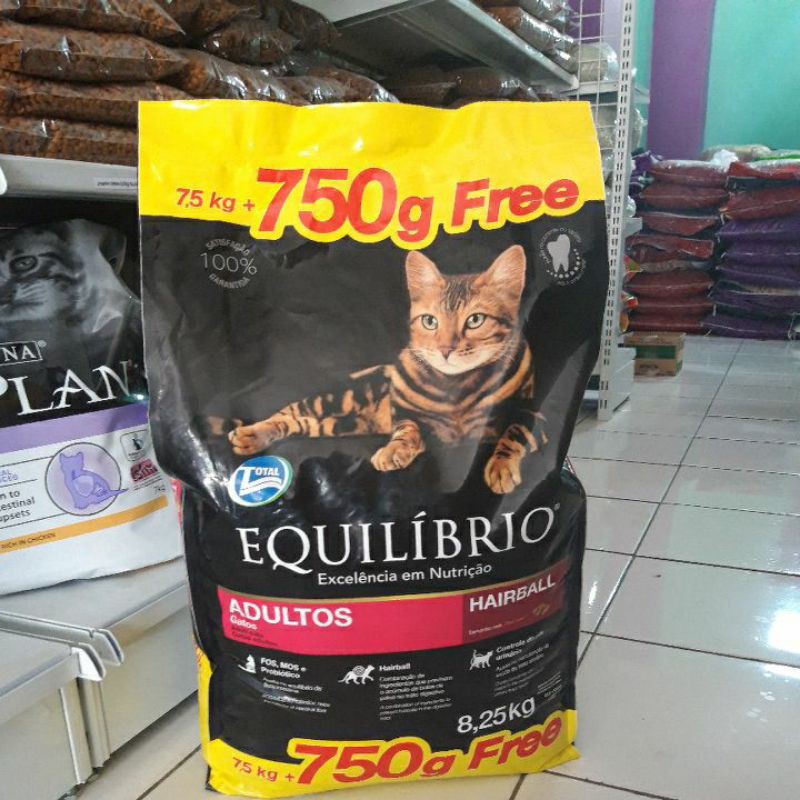 Equilibrio adult hairball 7,5kg Makanan Kucing Equilibrio Adult